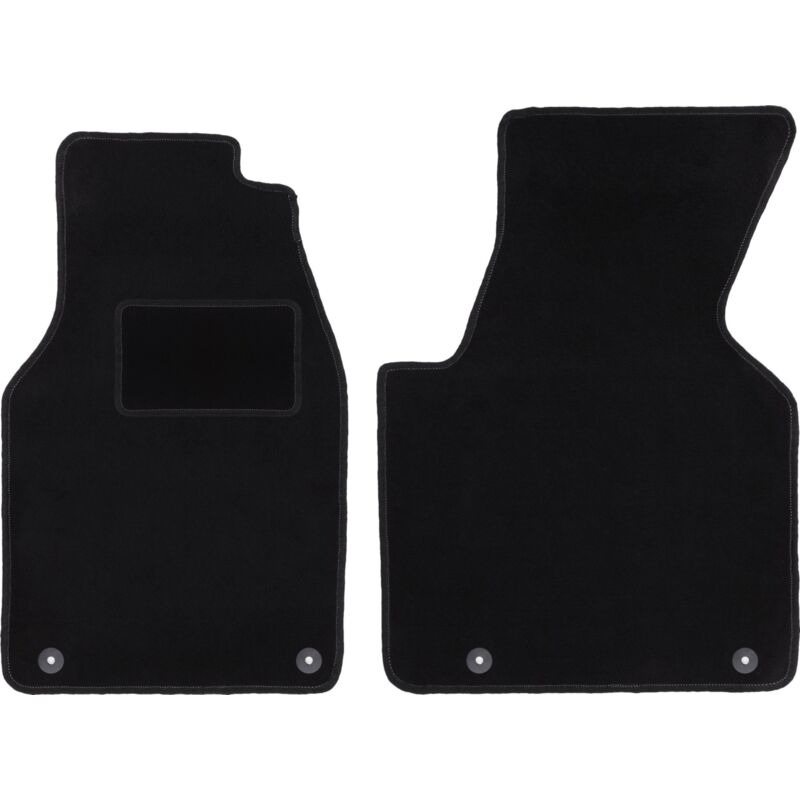 foto del prodotto tappetini in velluto nero per furgone per consegne volkswagen transporter t4 multivan 1993 2001 
