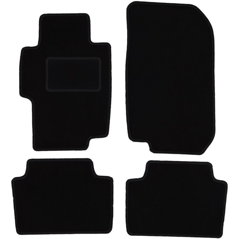 foto del prodotto tappetini in velluto nero per honda accord vii berlina, station wagon, tourer, type s 2002 2008 