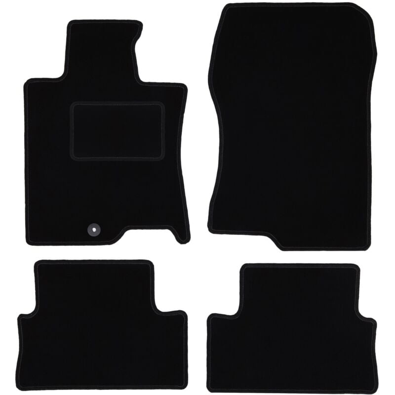 foto del prodotto tappetini in velluto nero per honda accord viii berlina, station wagon, tourer 2008 2015 