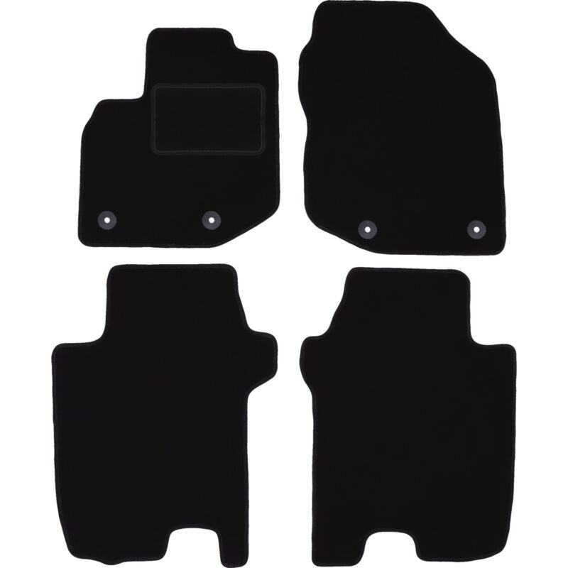foto del prodotto tappetini in velluto nero per honda city v fl berlina 2011 2013 