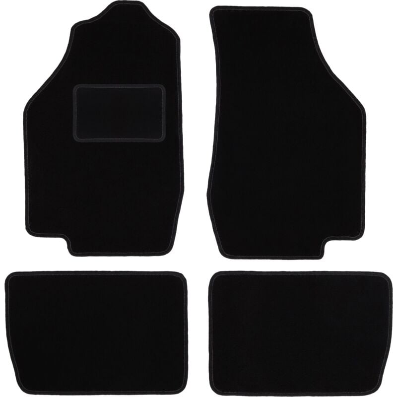 foto del prodotto tappetini in velluto nero per honda civic iii hatchback 1983 1987 