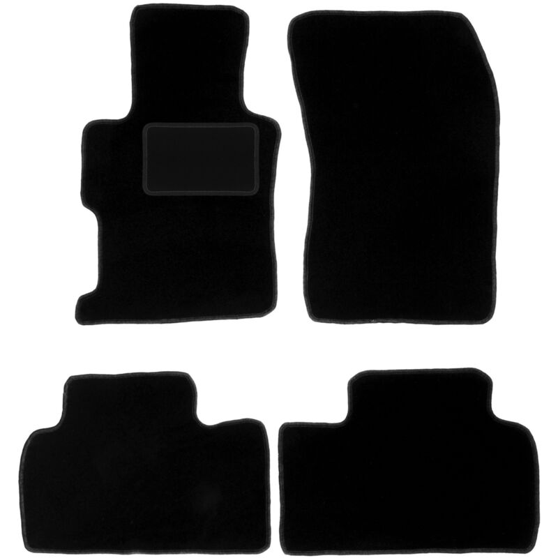 foto del prodotto tappetini in velluto nero per honda civic ix berlina 2011 2016 