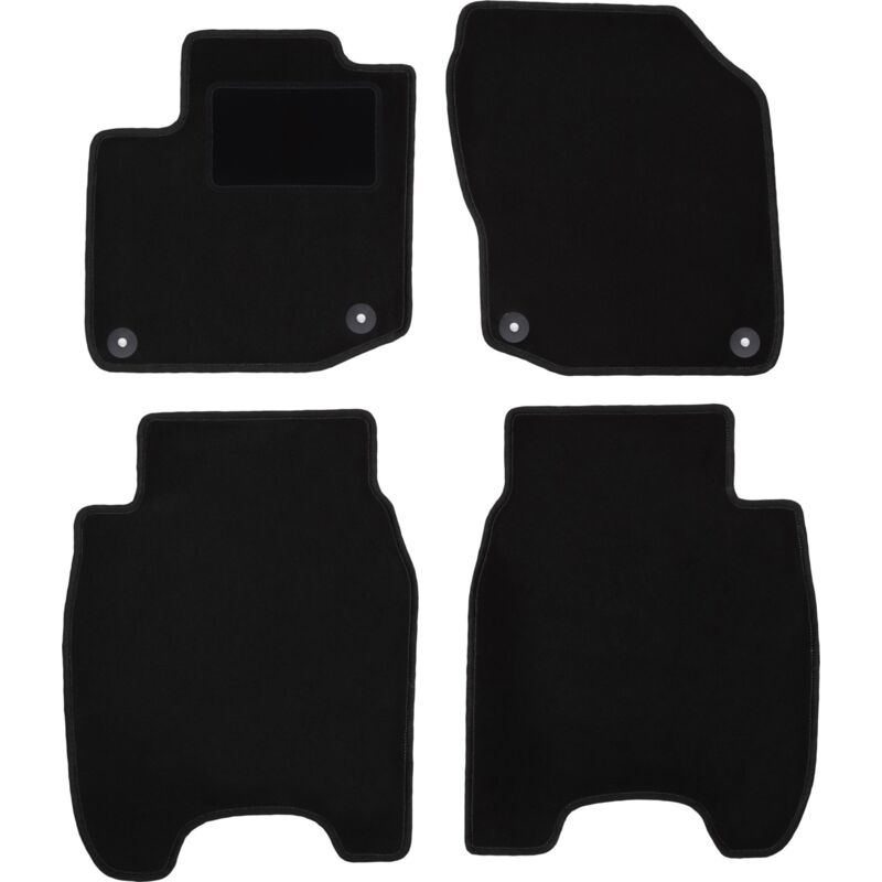 foto del prodotto tappetini in velluto nero per honda civic ix hatchback 2012 