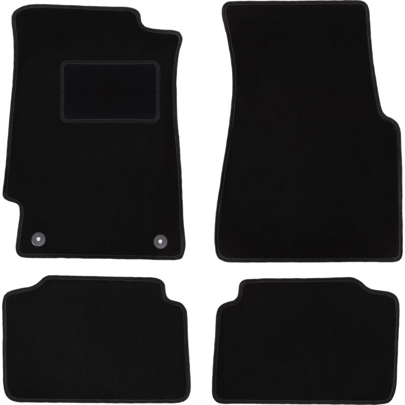 foto del prodotto tappetini in velluto nero per honda civic v hatchback 1991 1996 