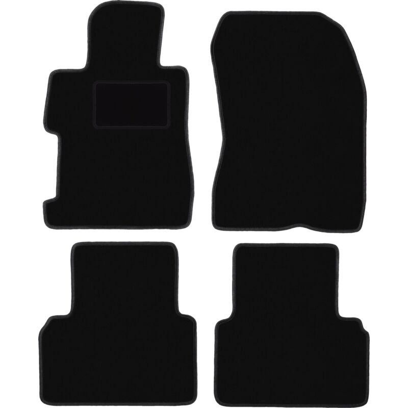 foto del prodotto tappetini in velluto nero per honda civic viii 4d berlina 2006 2011 