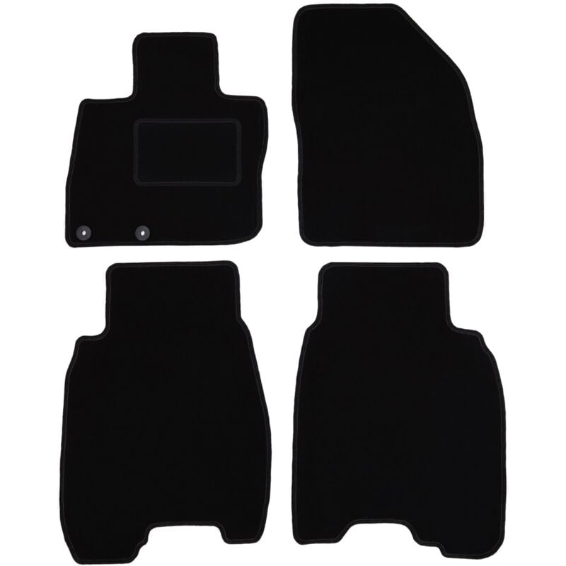 foto del prodotto tappetini in velluto nero per honda civic viii hatchback 2006 2012 