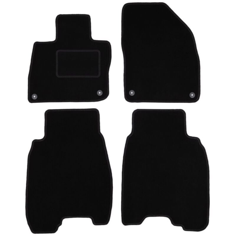 foto del prodotto tappetini in velluto nero per honda civic viii ufo hatchback 2006 2012 