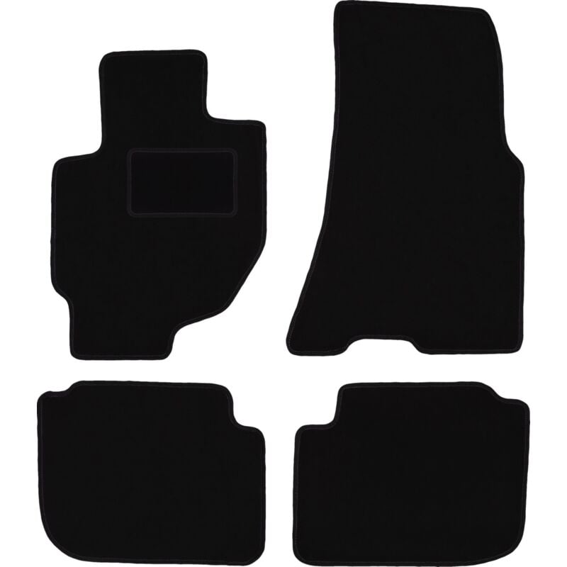 foto del prodotto tappetini in velluto nero per honda cr v i suv 1995 2001 