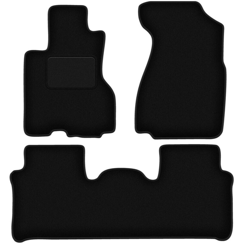 foto del prodotto tappetini in velluto nero per honda cr v ii suv 2001 2006 