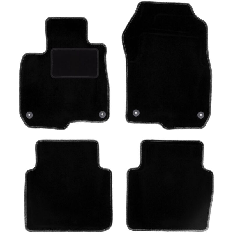 foto del prodotto tappetini in velluto nero per honda cr v v suv 2018 