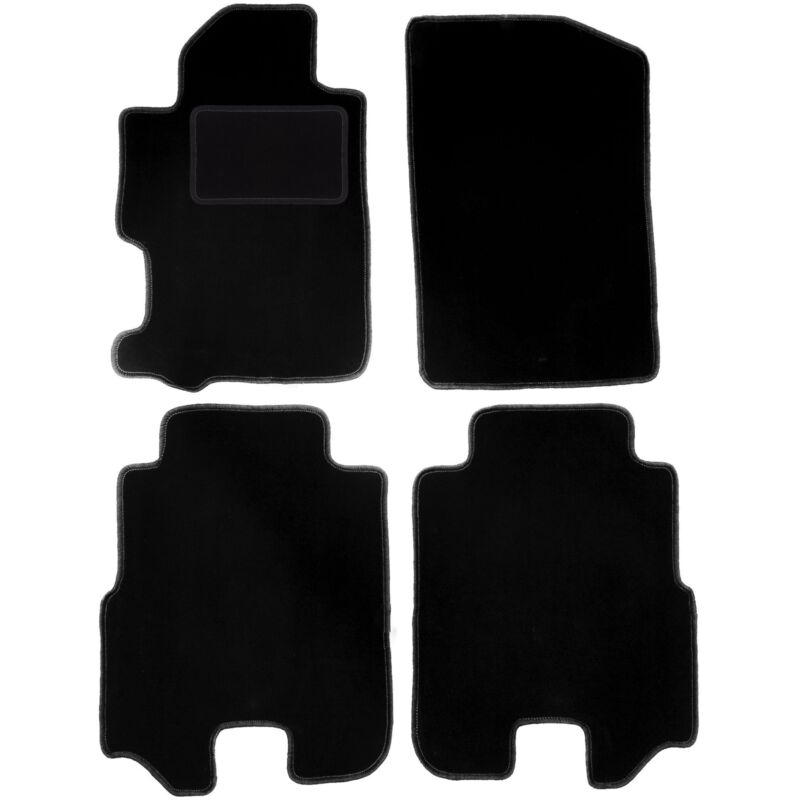 foto del prodotto tappetini in velluto nero per honda fr v minivan 2004 2009 