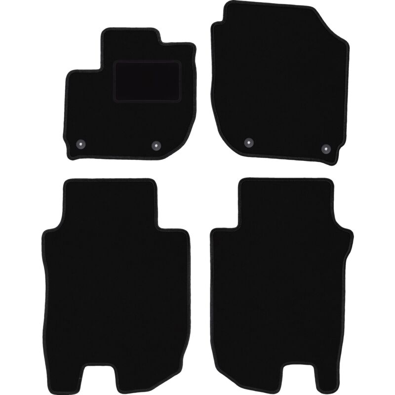 foto del prodotto tappetini in velluto nero per honda hr v ii crossover 2014 2018 