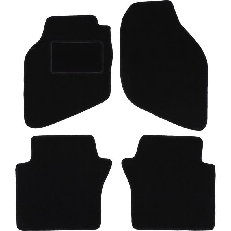 foto del prodotto tappetini in velluto nero per honda jazz ii hatchback 2002 2008 