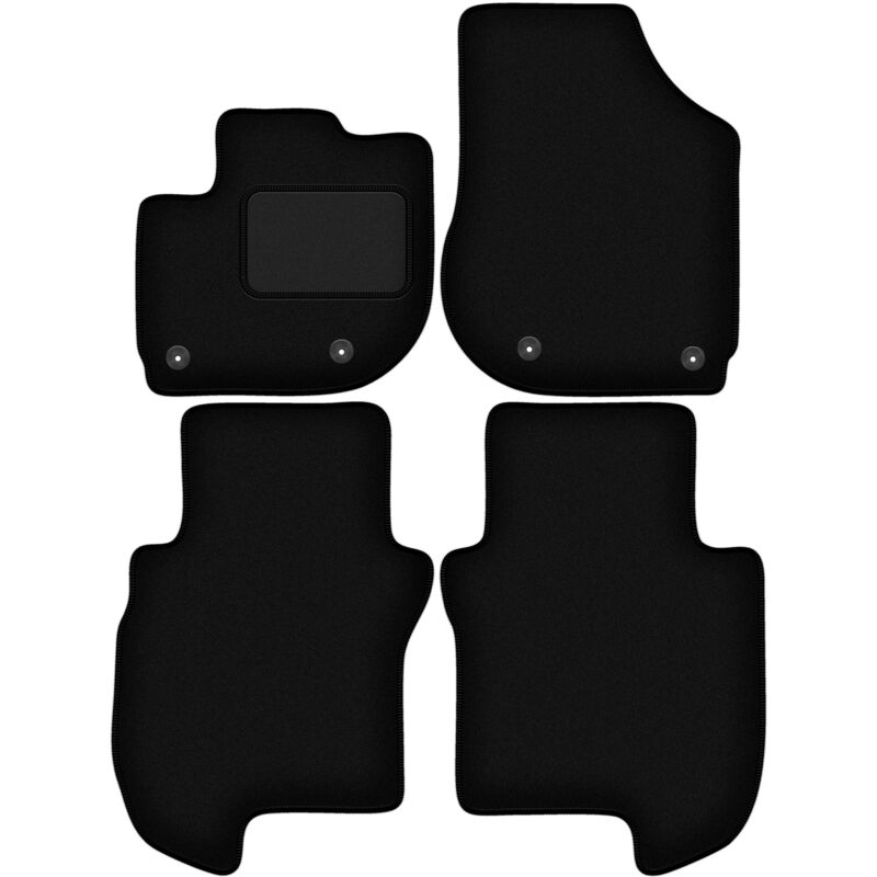 foto del prodotto tappetini in velluto nero per honda jazz v hybrid 2020 