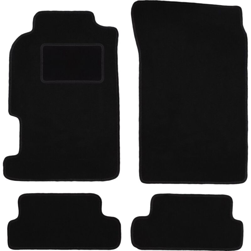 foto del prodotto tappetini in velluto nero per honda prelude v coup 1996 2001 