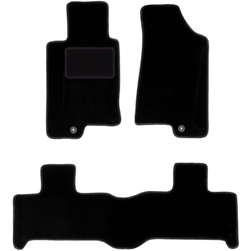 foto del prodotto tappetini in velluto nero per hummer h3 suv 2005 2010 