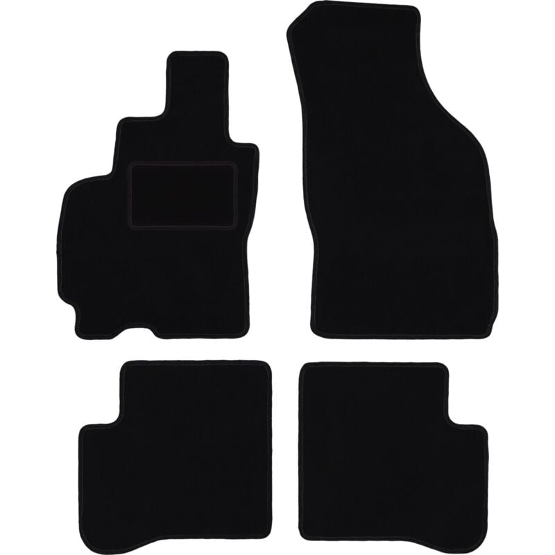 foto del prodotto tappetini in velluto nero per hyundai atos hatchback 1997 2008 