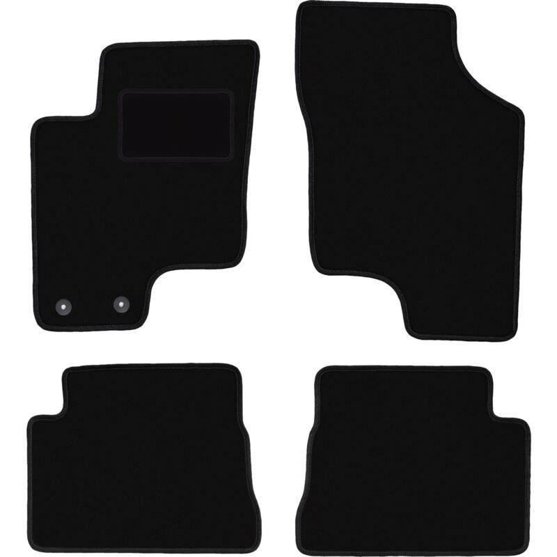 foto del prodotto tappetini in velluto nero per hyundai getz hatchback 2002 2010 