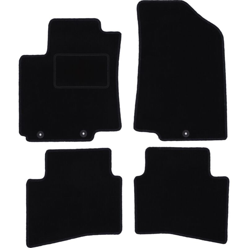 foto del prodotto tappetini in velluto nero per hyundai i20 ii coup , hatchback 2014 
