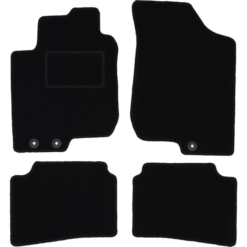 foto del prodotto tappetini in velluto nero per hyundai i30 i hatchback, station wagon, cw 2007 2012 