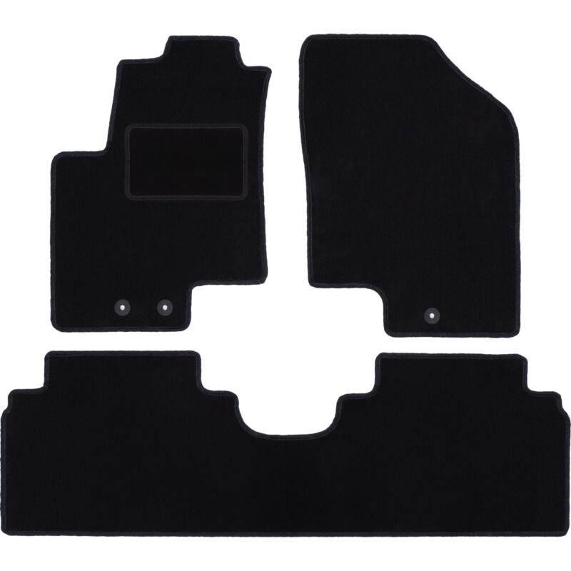 foto del prodotto tappetini in velluto nero per hyundai ix20 minivan 2010 2018 