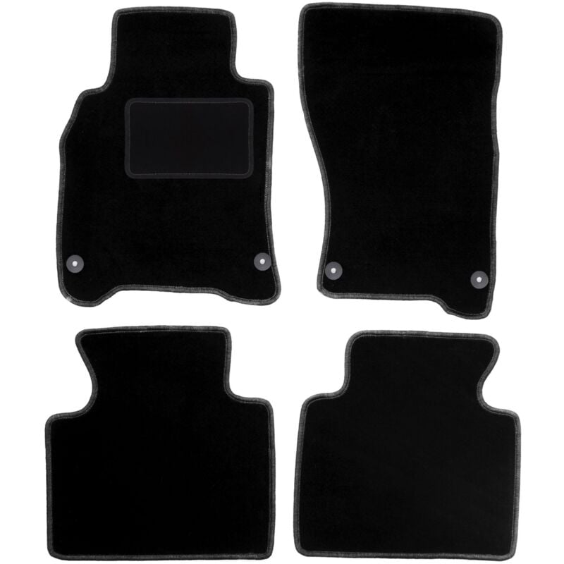 foto del prodotto tappetini in velluto nero per infiniti m hybrid berlina 2010 