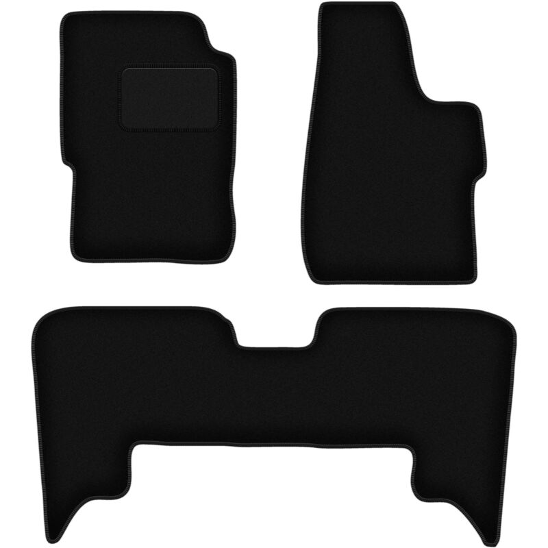 foto del prodotto tappetini in velluto nero per isuzu trooper ii suv 1992 2002 