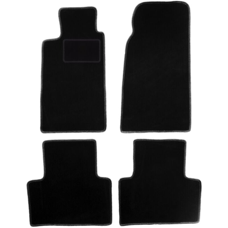 foto del prodotto tappetini in velluto nero per jaguar xj6 x300 berlina 1994 1997 