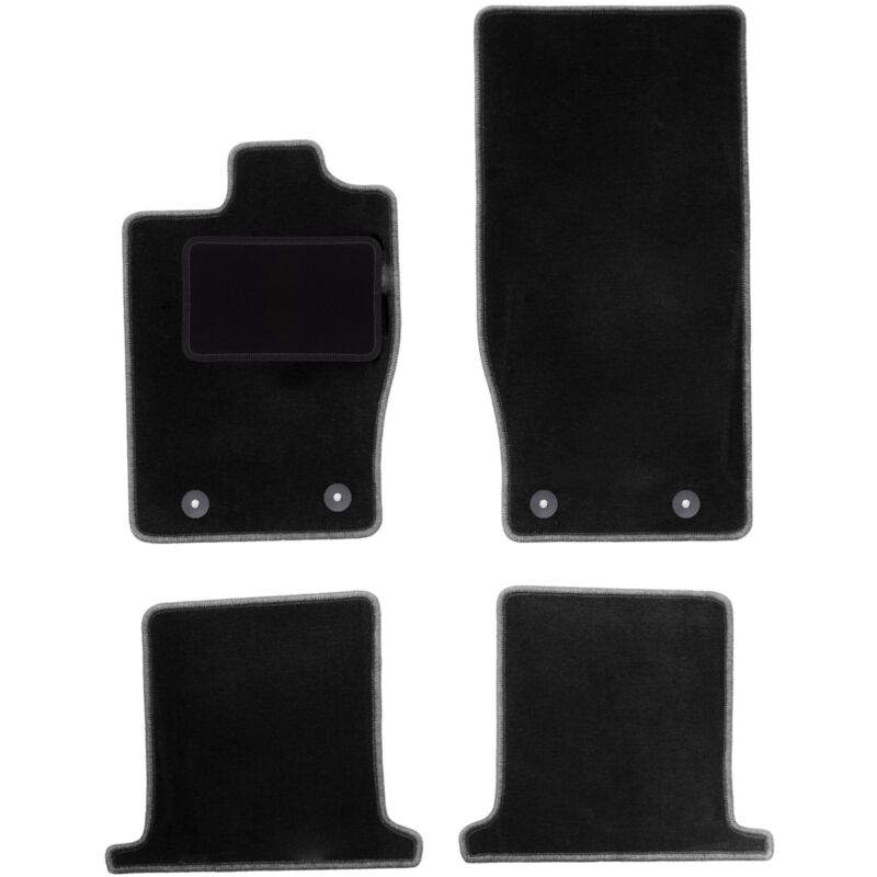 foto del prodotto tappetini in velluto nero per jaguar xk coup 2006 2014 
