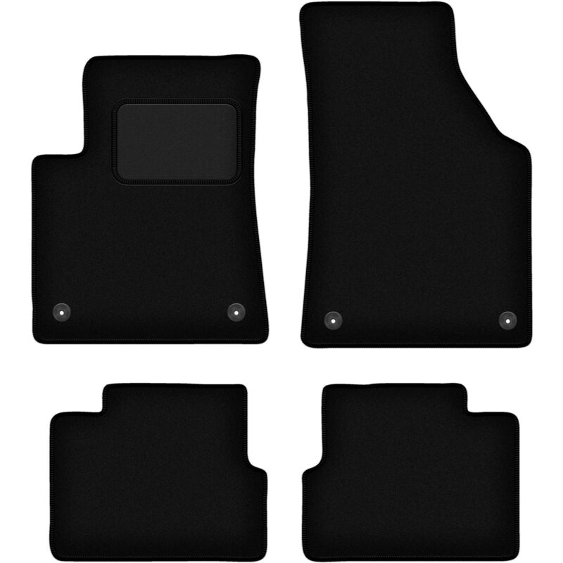 foto del prodotto tappetini in velluto nero per jeep cherokee kl suv 2013 