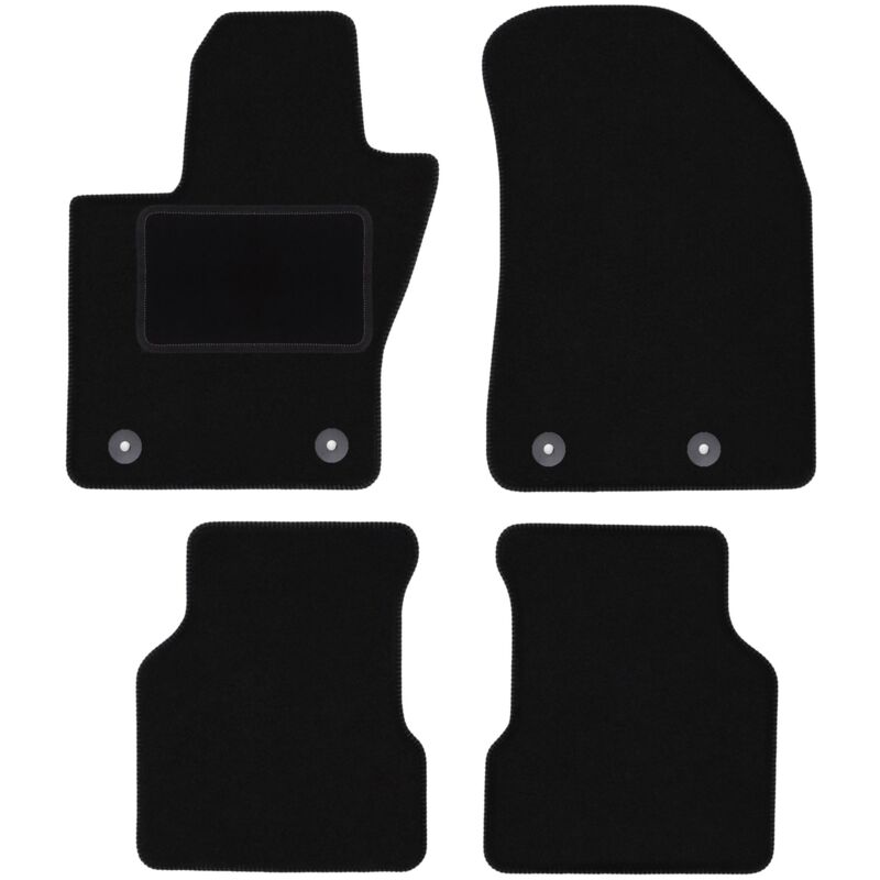 foto del prodotto tappetini in velluto nero per jeep compass ii mp suv 2017 