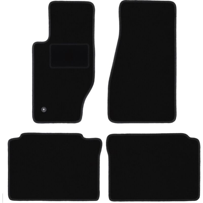 foto del prodotto tappetini in velluto nero per jeep grand cherokee iii wk off road 2005 2010 