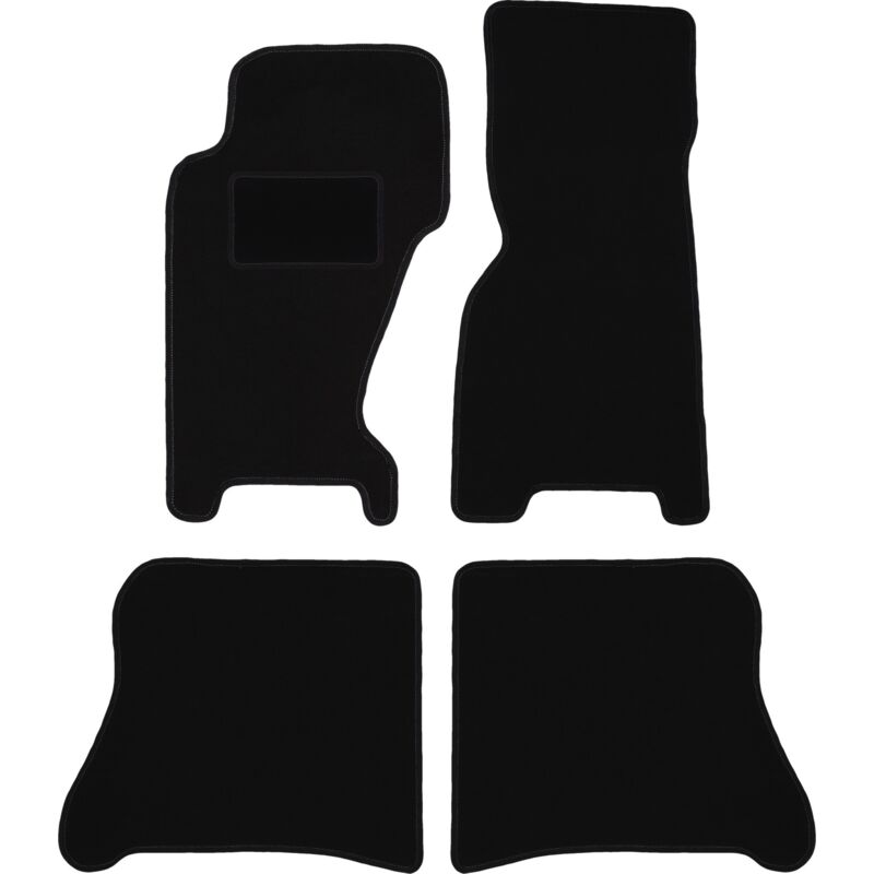 foto del prodotto tappetini in velluto nero per jeep grand cherokee wj off road 1998 2004 