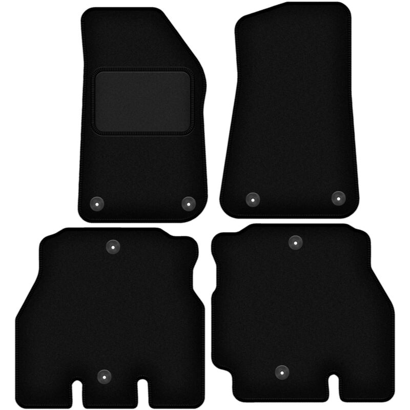 foto del prodotto tappetini in velluto nero per jeep wrangler jl 5 porte 2018 2023 