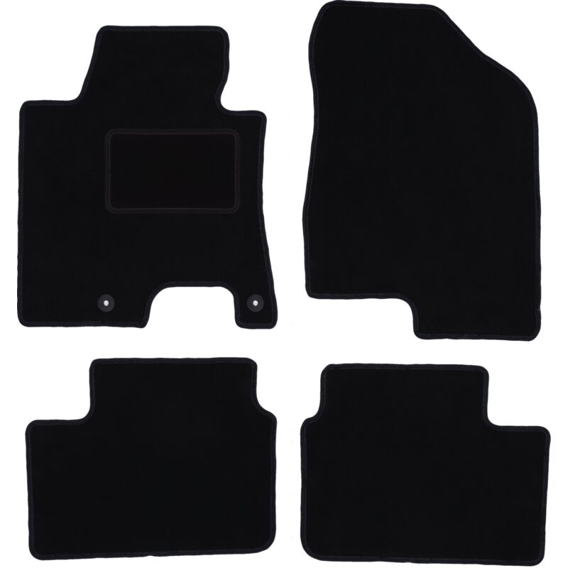 foto del prodotto tappetini in velluto nero per kia ceed ii hatchback, station wagon, wagon, proceed, coup 2012 2018 