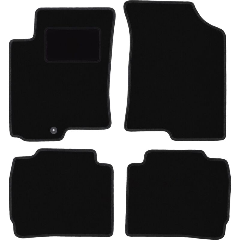 foto del prodotto tappetini in velluto nero per kia cerato hatchback, berlina 2004 2008 