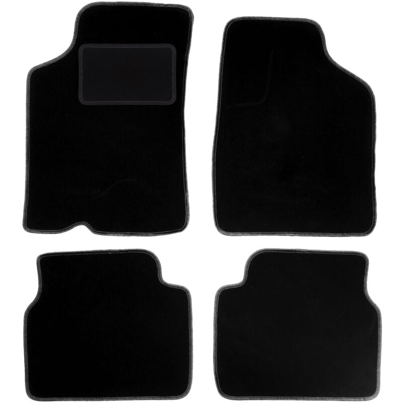 foto del prodotto tappetini in velluto nero per kia sephia ii berlina 1997 2001 