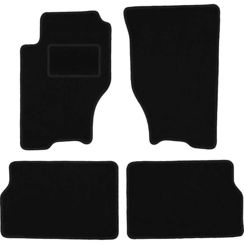foto del prodotto tappetini in velluto nero per kia sorento i suv 2003 2009 