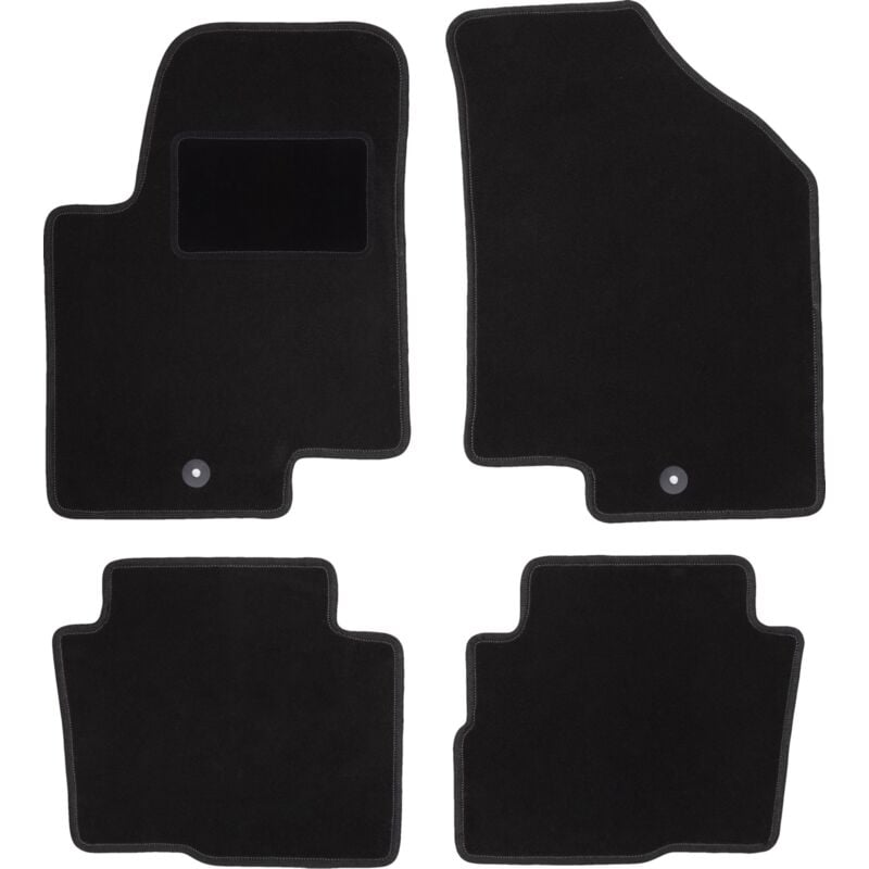 foto del prodotto tappetini in velluto nero per kia soul i crossover 2009 2013 