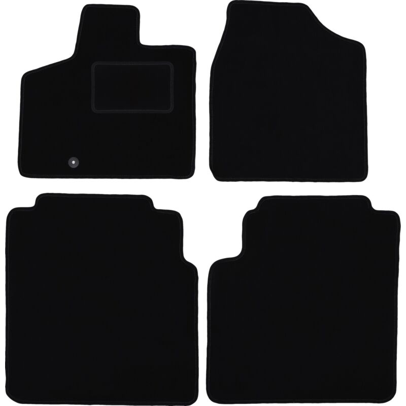 foto del prodotto tappetini in velluto nero per lancia voyager monovolume 2008 2016 