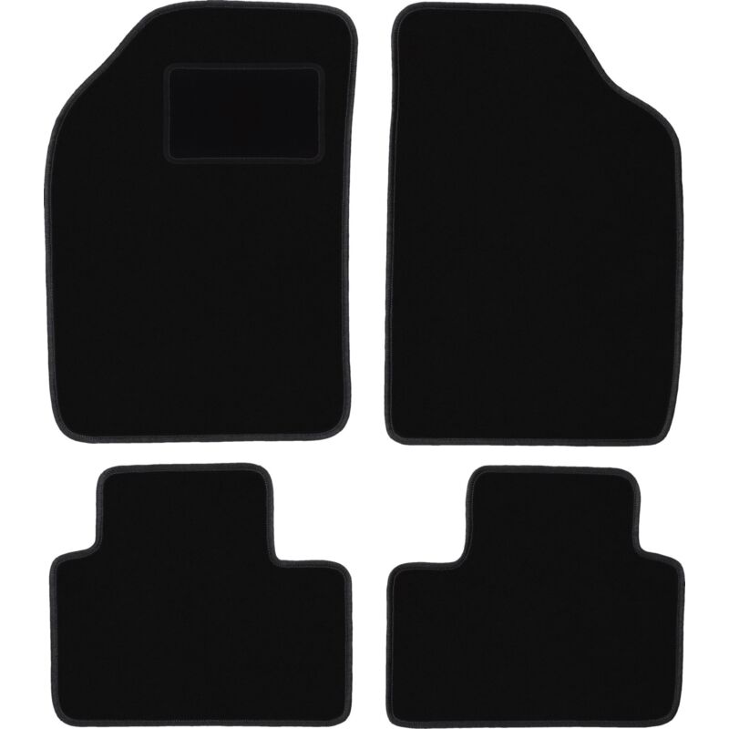 foto del prodotto tappetini in velluto nero per lancia ypsilon i hatchback 1996 2003 