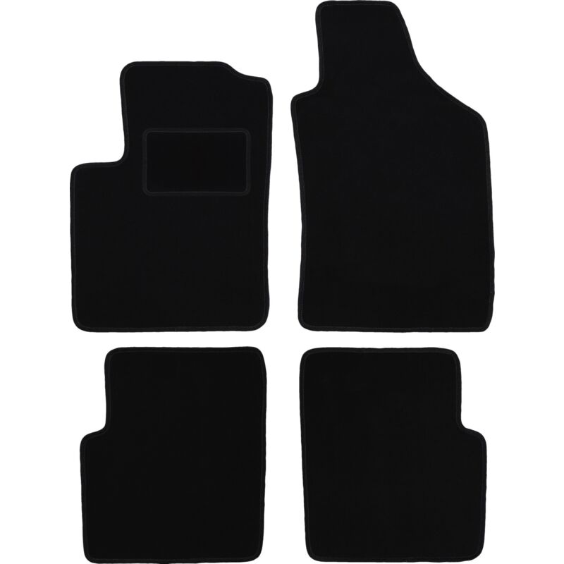 foto del prodotto tappetini in velluto nero per lancia ypsilon iii hatchback 2011 