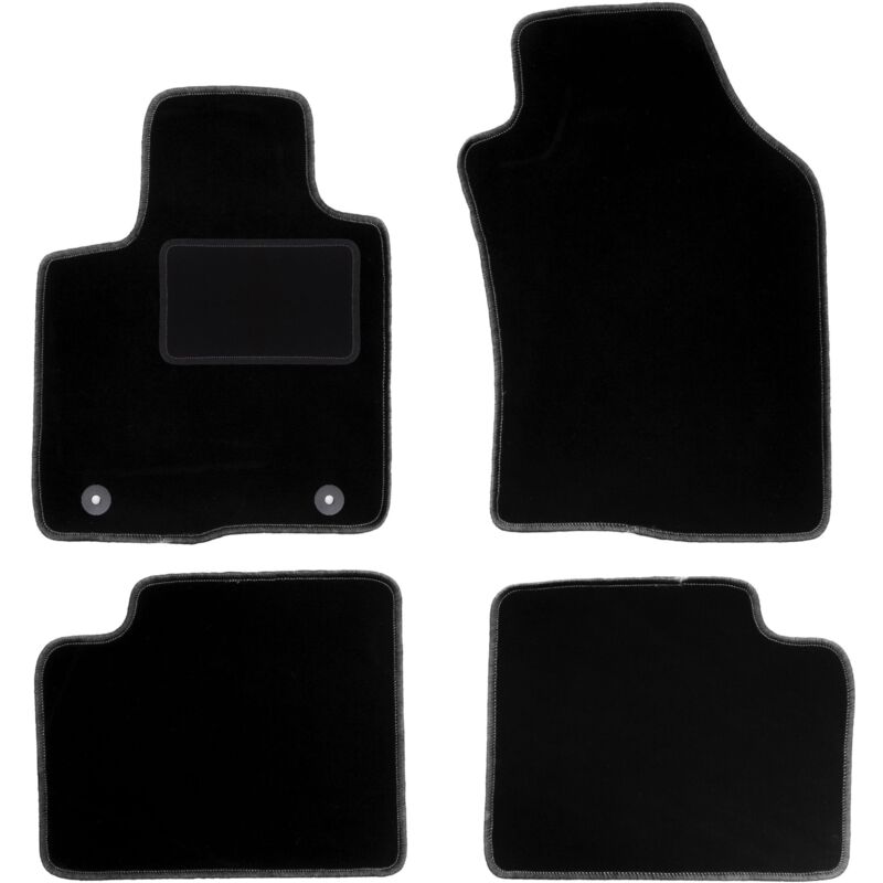 foto del prodotto tappetini in velluto nero per lancia ypsilon iii hatchback 2011 