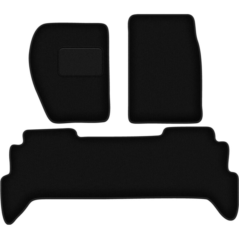 foto del prodotto tappetini in velluto nero per land rover discovery i off road 1989 1998 