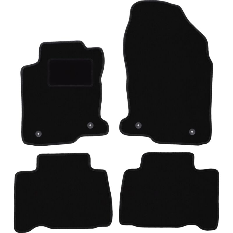 foto del prodotto tappetini in velluto nero per lexus nx 300h crossover 2014 