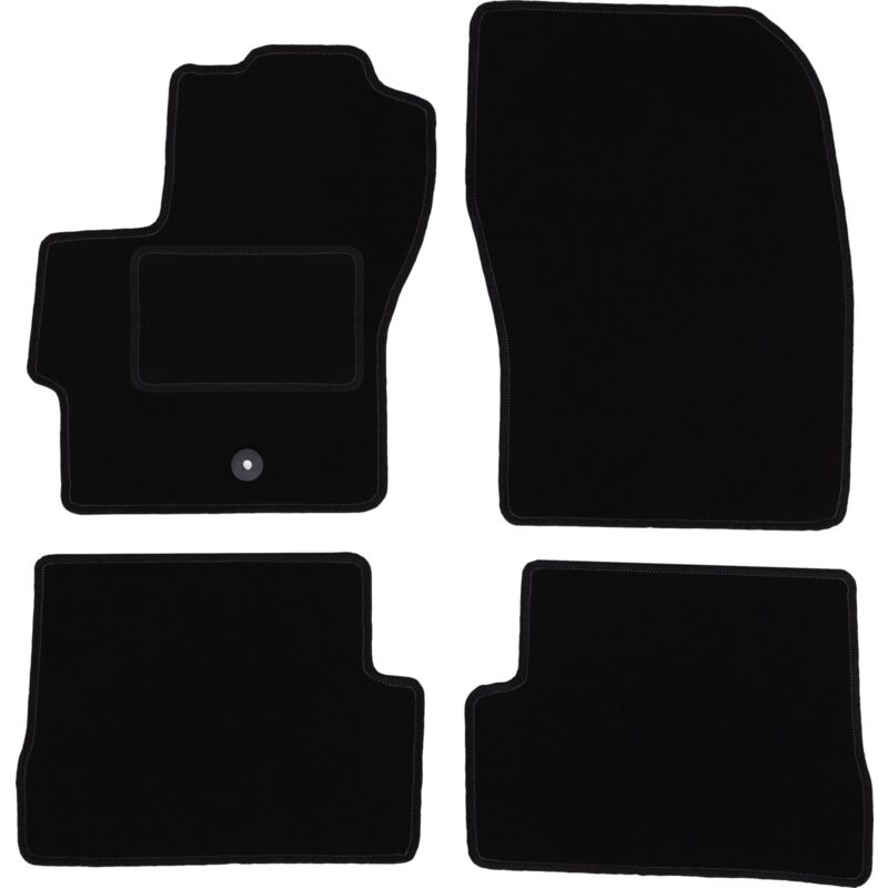 foto del prodotto tappetini in velluto nero per mazda 3 i bk hatchback 2003 2009 