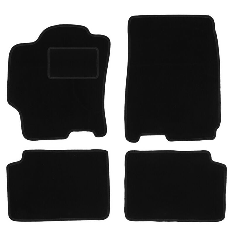 foto del prodotto tappetini in velluto nero per mazda 323 bj berlina, hatchback, break, station wagon 1998 2003 