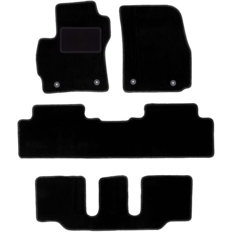 foto del prodotto tappetini in velluto nero per mazda 5 i 7 posti 2005 2010 