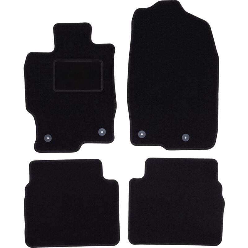 foto del prodotto tappetini in velluto nero per mazda 6 ii gh berlina, station wagon, liftback, hatchback 2007 2012 