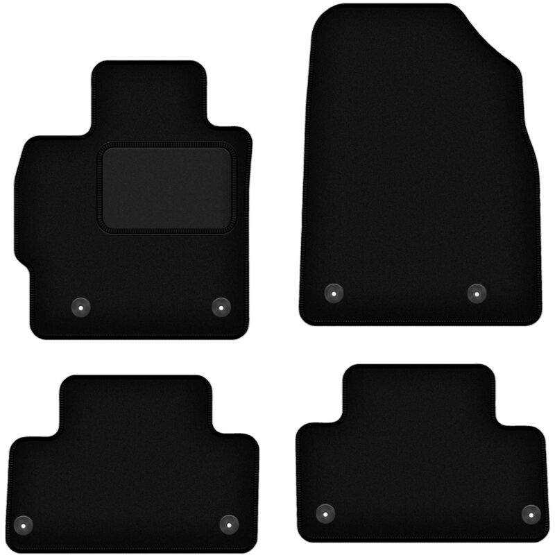 foto del prodotto tappetini in velluto nero per mazda cx 7 suv 2006 2009 